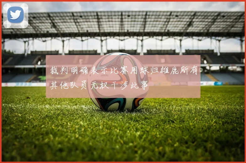 裁判明确表示比赛用球归雄鹿所有其他队员无权干涉此事
